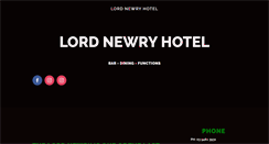 Desktop Screenshot of lordnewryhotel.com.au